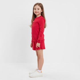 Костюм детский (свитшот, шорты) MINAKU, цвет фуксия, рост 86-92 см