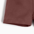 Костюм детский (свитшот, шорты) MINAKU, цвет коричневый, рост 80-86 см - Фото 9