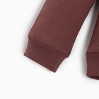 Костюм детский (свитшот, шорты) MINAKU, рост 92-98 см, коричневый - Фото 9