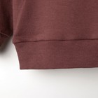 Костюм детский (свитшот, шорты) MINAKU, цвет коричневый, рост 104 см - Фото 9