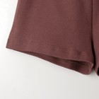 Костюм детский (свитшот, шорты) MINAKU, цвет коричневый, рост 116 см - Фото 11