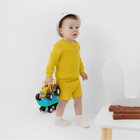 Костюм детский (свитшот, шорты) MINAKU, цвет жёлтый, рост 80-86 см - Фото 6
