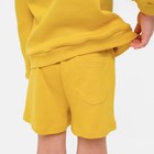 Костюм детский (свитшот, шорты) MINAKU, цвет жёлтый, рост 110 см - Фото 6