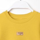 Костюм детский (свитшот, шорты) MINAKU, цвет жёлтый, рост 110 см - Фото 7