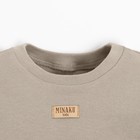 Костюм детский (свитшот, шорты) MINAKU, серый, рост 92-98 см - Фото 8