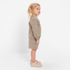 Костюм детский (свитшот, шорты) MINAKU, цвет серый, рост 116 см - Фото 2