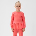 Костюм детский (джемпер, брюки) MINAKU, цвет коралловый, рост 74-80 см - Фото 2
