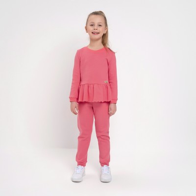 Костюм детский (джемпер, брюки) MINAKU, коралловый, рост 92-98 см