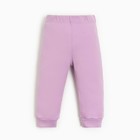 Костюм детский (джемпер, брюки) MINAKU, цвет сиреневый, рост 74-80 см - Фото 7