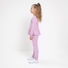 Костюм детский (джемпер, брюки) MINAKU, цвет сиреневый, рост 92-98 см - Фото 3