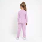 Костюм детский (джемпер, брюки) MINAKU, цвет сиреневый, рост 92-98 см - Фото 4