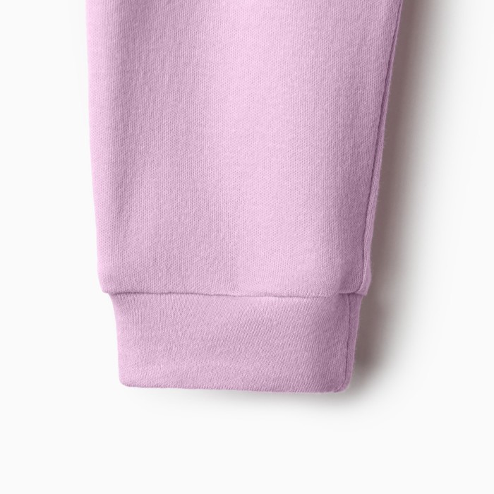 Костюм детский (джемпер, брюки) MINAKU, цвет сиреневый, рост 104 см - фото 1928066242
