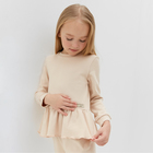 Костюм детский (джемпер, брюки) MINAKU, цвет бежевый, рост 92-98 см - Фото 2