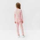 Костюм детский (джемпер, брюки) MINAKU, цвет розовый, рост 74-80 см - Фото 4