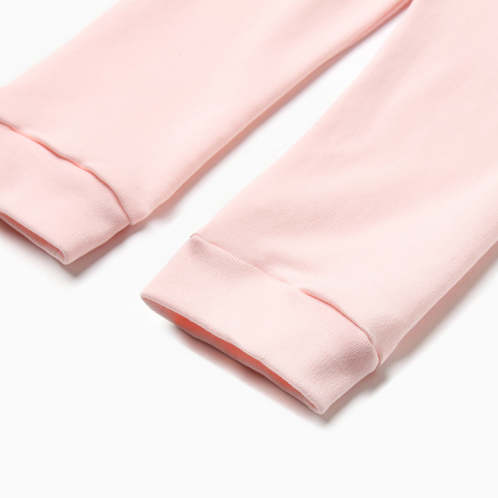 Костюм детский (джемпер, брюки) MINAKU, цвет розовый, рост 86-92 см - фото 1926584294