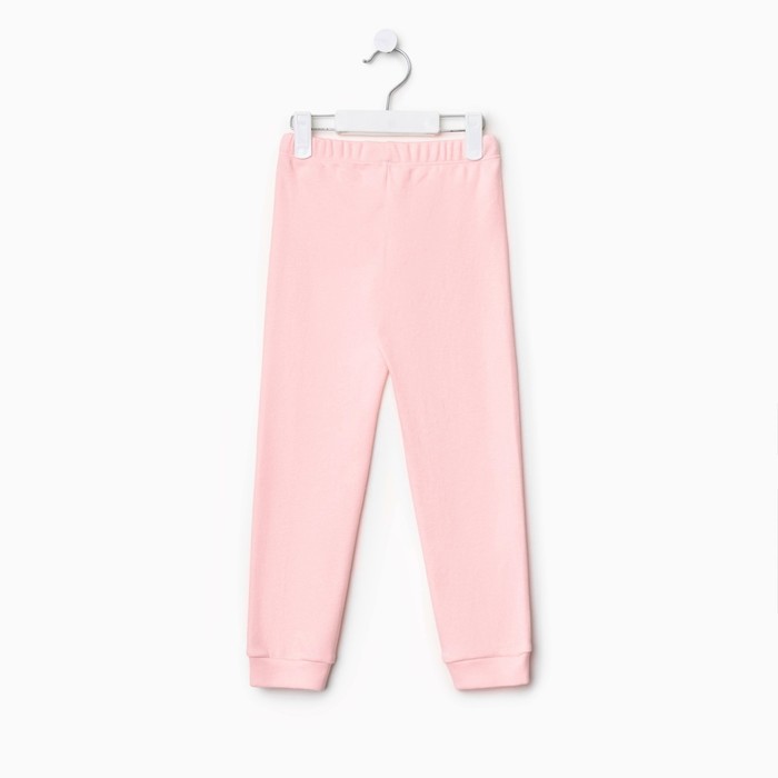 Костюм детский (джемпер, брюки) MINAKU, цвет розовый, рост 104 см - фото 1907609243