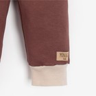 Костюм детский (свитшот, брюки) MINAKU, цвет бежевый/коричневый, рост 86-92 см - Фото 8