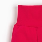 Костюм детский (свитшот, брюки) MINAKU, цвет экрю/фуксия, рост 62-68 см - Фото 8