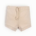 Костюм для девочки (боди, шорты) MINAKU, рост 62-68 см, бежевый - Фото 7