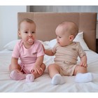 Костюм для девочки (боди, шорты) MINAKU, рост 80-86 см, бежевый - Фото 2