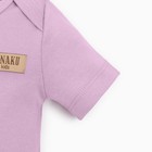 Костюм для девочки (боди, шорты) MINAKU, рост 62-68 см, сиреневый - Фото 5