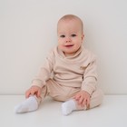 Джемпер детский MINAKU, цвет бежевый, рост 62-68 см - Фото 2