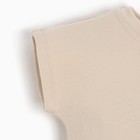 Песочник-футболка детский MINAKU, цвет бежевый, рост 68-74 см - Фото 7