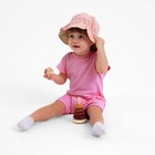 Песочник-футболка детский MINAKU, цвет розовый, рост 62-68 см - Фото 2