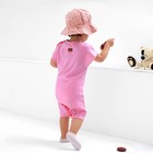 Песочник-футболка детский MINAKU, цвет розовый, рост 62-68 см - Фото 3