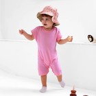 Песочник-футболка детский MINAKU, цвет розовый, рост 62-68 см - Фото 4