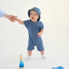 Песочник-футболка детский MINAKU, цвет синий, рост 74-80 см - Фото 3