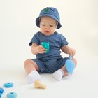 Песочник-футболка детский MINAKU, цвет синий, рост 74-80 см - Фото 2