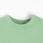Песочник-футболка детский MINAKU, цвет зелёный, рост 62-68 см - Фото 5