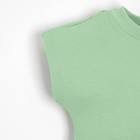 Песочник-футболка детский MINAKU, цвет зелёный, рост 62-68 см - Фото 6