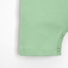 Песочник-футболка детский MINAKU, цвет зелёный, рост 62-68 см - Фото 7