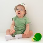 Песочник-футболка детский MINAKU, цвет зелёный, рост 62-68 см - Фото 4