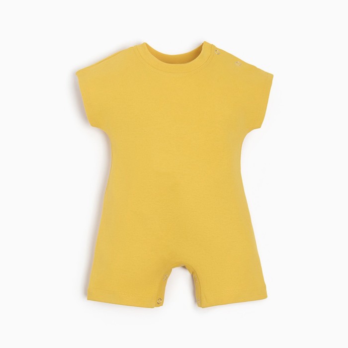 Песочник-футболка детский MINAKU, цвет жёлтый, рост 74-80 см - Фото 1