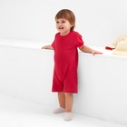 Песочник-футболка детский MINAKU, цвет фуксия, рост 74-80 см - Фото 3