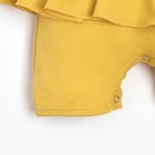 Боди-платье детское MINAKU, цвет жёлтый, рост 68-74 см - Фото 9