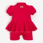 Боди-платье детское MINAKU, цвет фуксия, рост 62-68 см - Фото 8