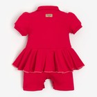 Боди-платье детское MINAKU, цвет фуксия, рост 68-74 см - Фото 8