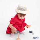 Боди-платье детское MINAKU, цвет фуксия, рост 74-80 см - Фото 4