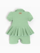 Боди-платье детское MINAKU, цвет зелёный, рост 62-68 см - Фото 7