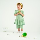 Боди-платье детское MINAKU, цвет зелёный, рост 68-74 см - Фото 2