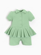 Боди-платье детское MINAKU, цвет зелёный, рост 86-92 см - Фото 3