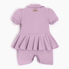 Боди-платье детское MINAKU, сиреневое, рост 62-68 см - Фото 11