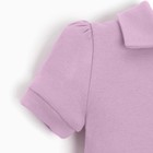 Боди-платье детское MINAKU, цвет сиреневый, рост 68-74 см - Фото 7