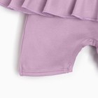 Боди-платье детское MINAKU, цвет сиреневый, рост 68-74 см - Фото 8