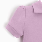 Боди-платье детское MINAKU, сиреневое, рост 68-74 см - Фото 9