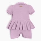 Боди-платье детское MINAKU, цвет сиреневый, рост 68-74 см - Фото 9